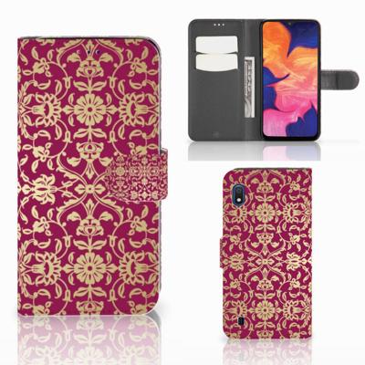 Wallet Case Samsung Galaxy A10 Barok Pink