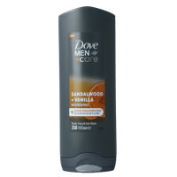 Dove Showergel men sandalwood & vanilla 250 Milliliter