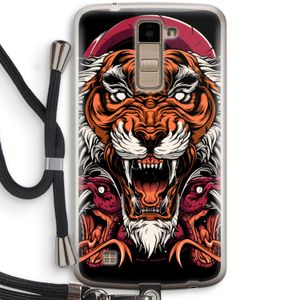 Tiger and Rattlesnakes: LG K10 (2016) Transparant Hoesje met koord