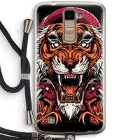 Tiger and Rattlesnakes: LG K10 (2016) Transparant Hoesje met koord