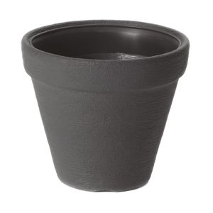 Prosperplast Plantenpot/bloempot Classic Garden - buiten/binnen - kunststof - antraciet - D45 x H46 cm   -