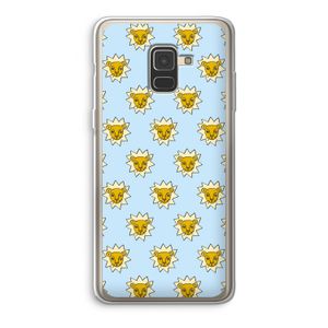 Leeuwenkoppen: Samsung Galaxy A8 (2018) Transparant Hoesje