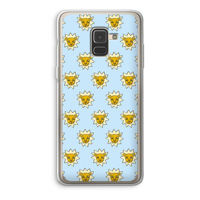 Leeuwenkoppen: Samsung Galaxy A8 (2018) Transparant Hoesje