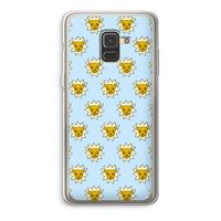 Leeuwenkoppen: Samsung Galaxy A8 (2018) Transparant Hoesje