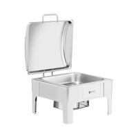 Chafing dish - GN 2/3 - Royal Catering - 5.3 L - 1 Brandstofcel - halfrond