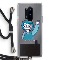 Zwaai: OnePlus 8 Pro Transparant Hoesje met koord