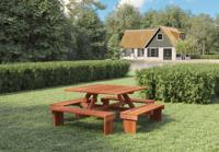 Picknicktafel vierkant II Tuindeco - Tuindeco