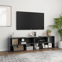 Tv-meubel 149x30x52 cm bewerkt hout grijs
