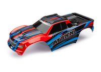 Body, Maxx, red (painted)/ decal sheet (TRX-8911P)