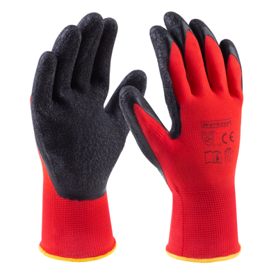 Werkzeyt Handschoen Latex Rood Maat 10 - WU8911100