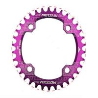 MOTSUV ronde smalle brede Chainring MTB fiets 104BCD tand plaat onderdelen elliptische plaat 38T (paars)