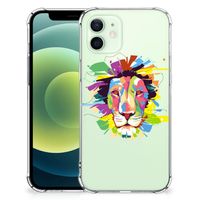 iPhone 12 Mini Stevig Bumper Hoesje Lion Color
