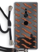 Bacon to my eggs #2: Sony Xperia XZ2 Transparant Hoesje met koord