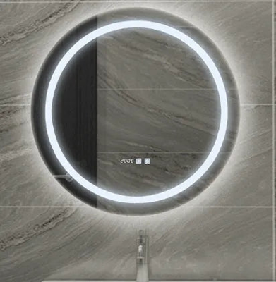 Badkamerspiegel LED rond &apos;Stini&apos; Anti-Condens met Touch 60 cm