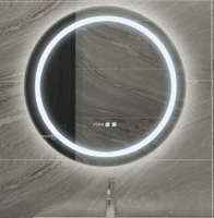Badkamerspiegel LED rond &apos;Stini&apos; Anti-Condens met Touch 60 cm