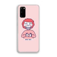 Hartje: Samsung Galaxy S20 Transparant Hoesje
