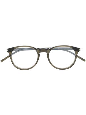 Saint Laurent Eyewear lunettes de vue à monture ronde - Vert