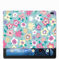 Lenovo Tab E10 | Siliconen hoesje | Flower Power