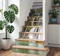 Natuur waterval trap sticker