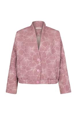 Estella jacquard jacket - vintage berry - 13381