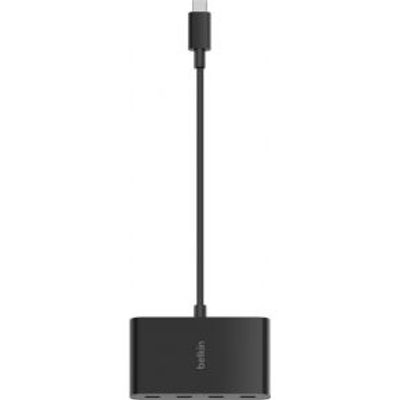 Belkin AVC018BTBK interface hub USB Type-C 10000 Mbit/s Zwart