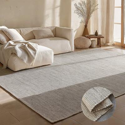 Jute Wol Katoen Vloerkleed - Ivoor maat: 200x80cm - materiaal: Jute - Dekbed-Discounter.nl