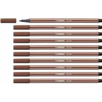 Markeerstiften Stabilo Pen 68 Bruin (10 Onderdelen) - thumbnail