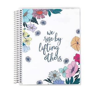 Erin Condren 7x9 Coiled Notebook - Flower Power