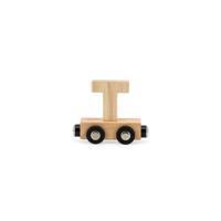Tryco houten trein letter naturel-T