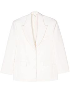 Magda Butrym blazer oversize à simple boutonnage - Tons neutres