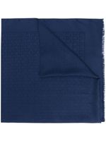 Ferragamo foulard imprimé Gancini - Bleu