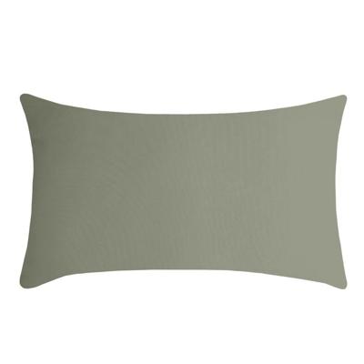 Stof Textile sierkussen Nelson - groen - 30 x 50 cm - bank kussens - polyester