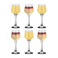 Glasmark Shotglaasjes/borrelglazen Likeur/wodka - transparant glas - 6x stuks - 75 ml Glasmark Shotglaasjes/borrelglazen Likeur/wodka - transparant glas - 6x stuks - 75 ml