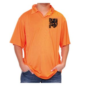 Oranje polo met Holland logo