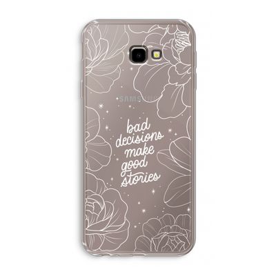Good stories: Samsung Galaxy J4 Plus Transparant Hoesje