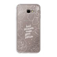 Good stories: Samsung Galaxy J4 Plus Transparant Hoesje Good stories: Samsung Galaxy J4 Plus Transparant Hoesje