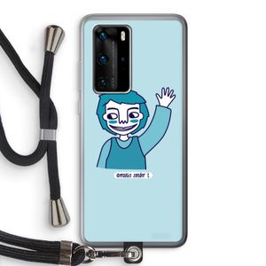Zwaai: Huawei P40 Pro Transparant Hoesje met koord