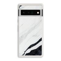 Elegante marmer: Google Pixel 6 Pro Transparant Hoesje
