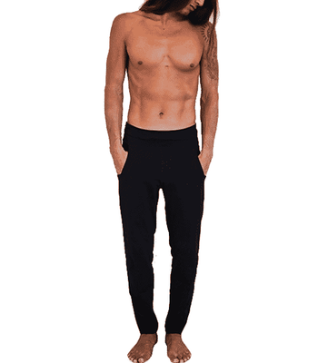 Yogabroek &apos;Shaolin&apos; Lang Zwart M