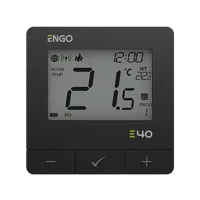 ENGO E40-BATB - ZigBee slimme thermostaat, Batterij, Zwart