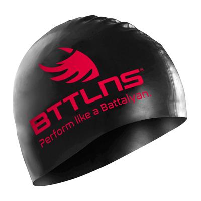 BTTLNS Absorber 2.0 siliconen badmuts Onyx zwart/rood
