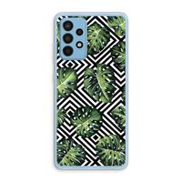 Geometrische jungle: Samsung Galaxy A52 Transparant Hoesje