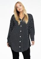 Yoek Blouse wijd | Zwart | Maat 42/44