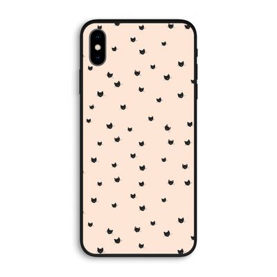 Kleine kattenkopjes: iPhone XS Max Biologisch afbreekbaar hoesje