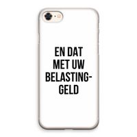 Belastinggeld: iPhone 8 Transparant Hoesje