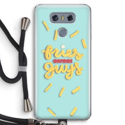 Always fries: LG G6 Transparant Hoesje met koord