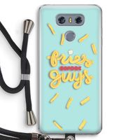 Always fries: LG G6 Transparant Hoesje met koord