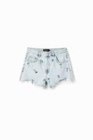 Spijkershort met borduursels - WHITE - 42