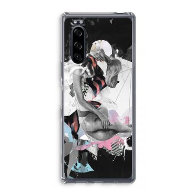 Camouflage de sommeil: Sony Xperia 5 Transparant Hoesje