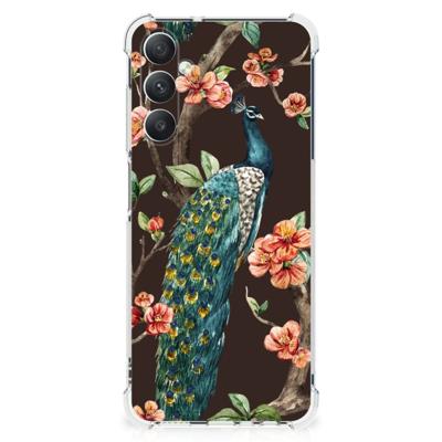 Samsung Galaxy A05s Case Anti-shock Pauw met Bloemen Samsung Galaxy A05s Case Anti-shock Pauw met Bloemen